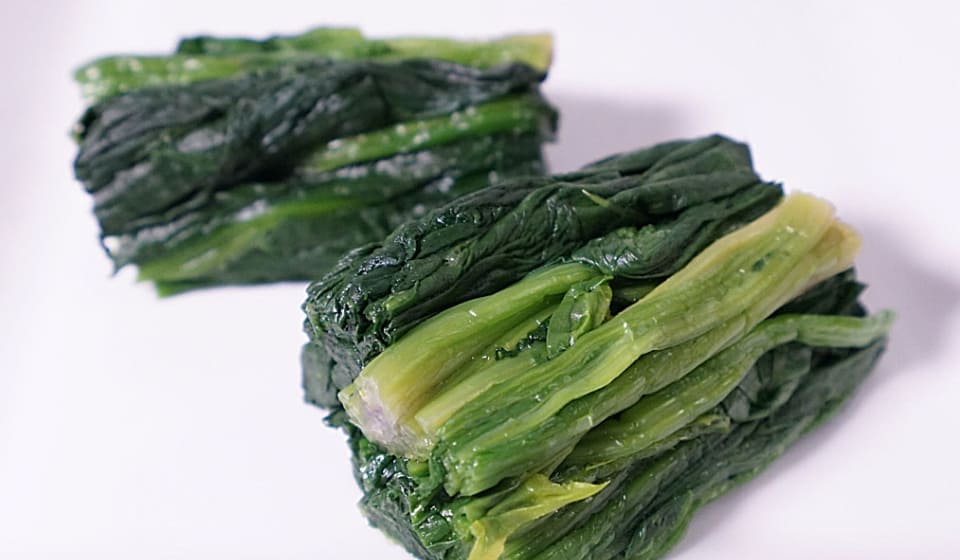 ③ほうれん草と地元野菜